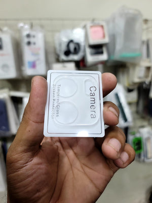 Tempered camera protector for Oppo A5x Clear Camera Glass Lens Protector Tempered Full Cover Original Product Front View - OnlineExpo.pk