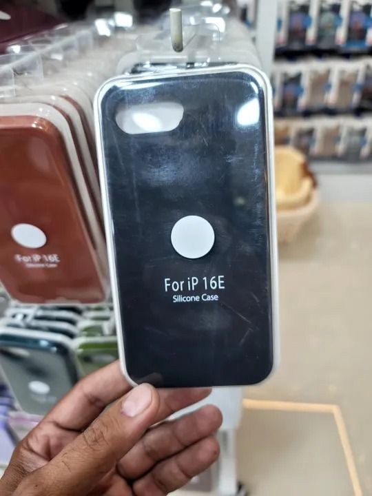 Soft Silicone Back Cover for iPhone 16e – Premium Quality Original Product Front View - OnlineExpo.pk