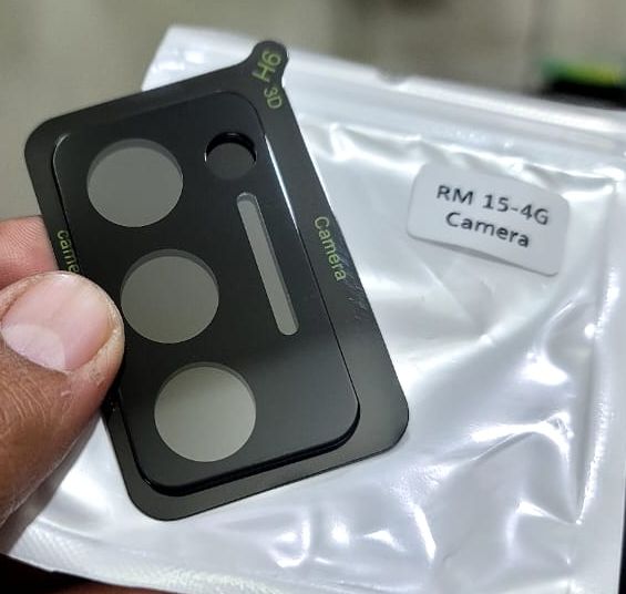 Back Camera Glass Lens Protector for Redmi 15 4G Tempered Full Cover View 2 - OnlineExpo.pk