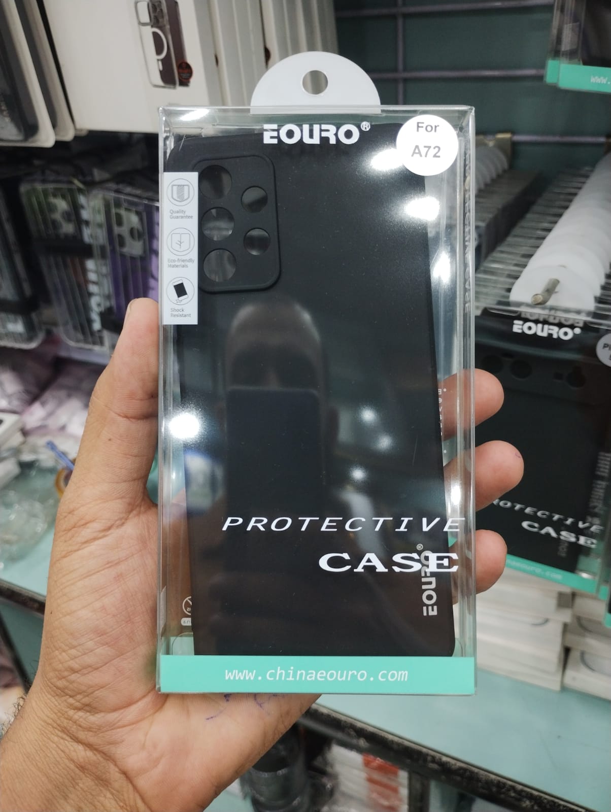 Eouro Black for samsung A72 samsung A54 samsung A34 samsung A32 samsung A22 samusng A14 samung A04s View 5 - OnlineExpo.pk