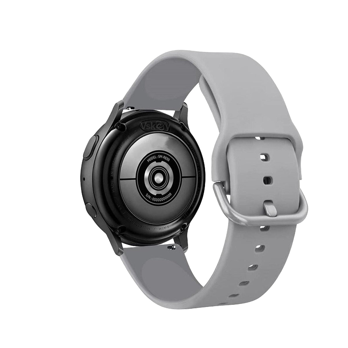 22mm Silicone Watch Strap – Mibro Lite 2 / Haylou GST / Yolo Supreme / Kieslect KR / Amazfit GTR / Huawei GT2 / Samsung Original Product Front View - OnlineExpo.pk