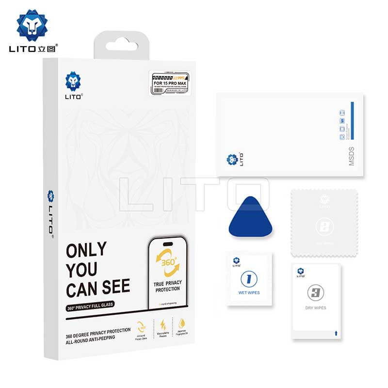 LITO D+ Ultra 360 Privacy Tempered Glass Screen Protector – iPhone View 5 - OnlineExpo.pk