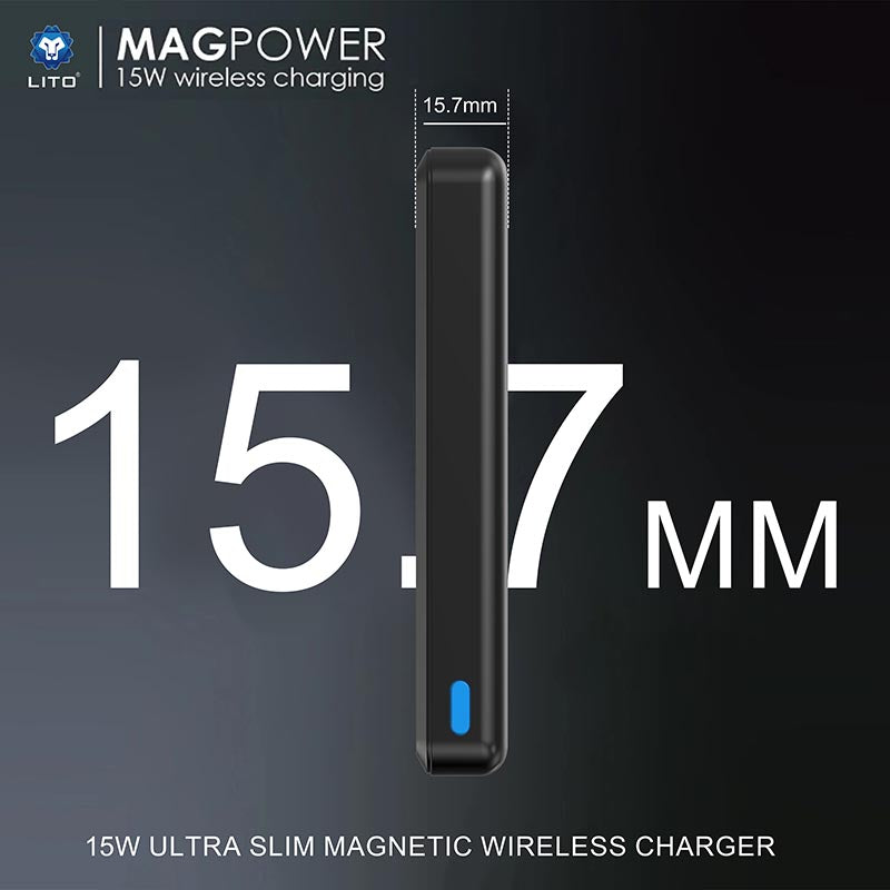 LITO LP08 MagSafe Power Bank 10000mAh View 4 - OnlineExpo.pk