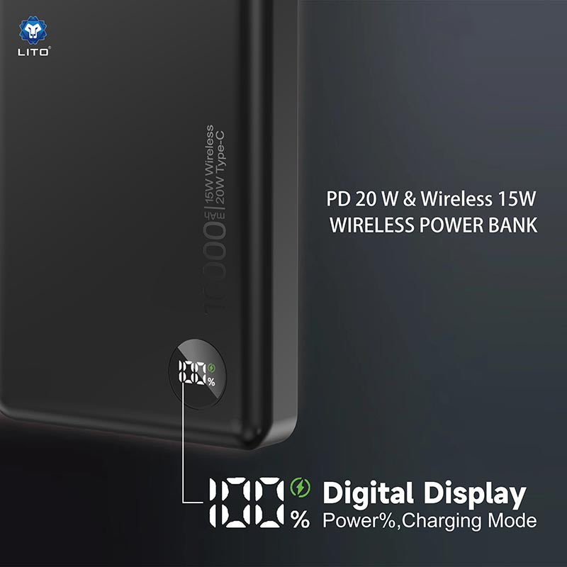 LITO LP08 MagSafe Power Bank 10000mAh View 5 - OnlineExpo.pk