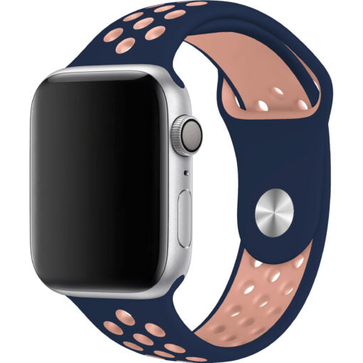 42mm 44mm 45mm 49mm Nike Sports Straps Apple Smart Watch - Blue/Pink Original Product Front View - OnlineExpo.pk