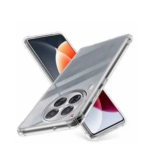 Bumper Back cover TECNO CAMMON 30 Transparent with Camera protection soft jelly material Original Product Front View
