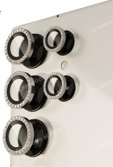 Camera protector Diamond Camera Lens Protector for Samsung S24 Ultra Titanium Grey Titanium Black View 2 - OnlineExpo.pk