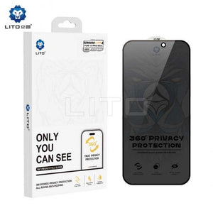 LITO D+ Ultra 360 Privacy Tempered Glass Screen Protector – iPhone Original Product Front View - OnlineExpo.pk