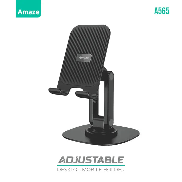 Adjustable Desktop Mobile Holder | A565 Original Product Front View - OnlineExpo.pk