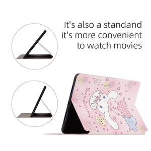iPad Pro 10.5 3D Cartoon PU Leather Case Pen Holder