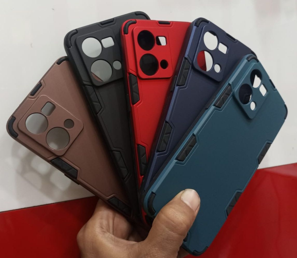 Stylish Armor Case for F21 Pro 4G Back Cover View 2 - OnlineExpo.pk