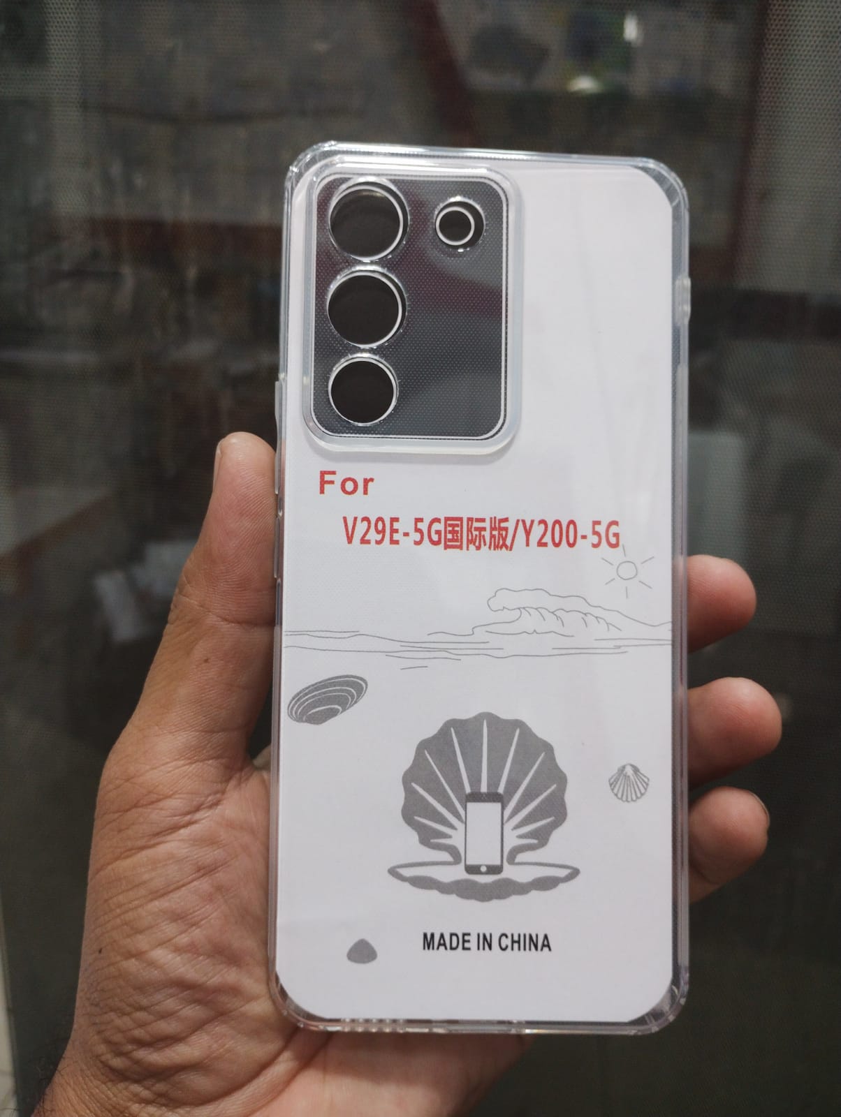 Soft Jelly cover v29e 5G Transparent with Camera protection Dust Proof Cap (No edges) View 2 - OnlineExpo.pk