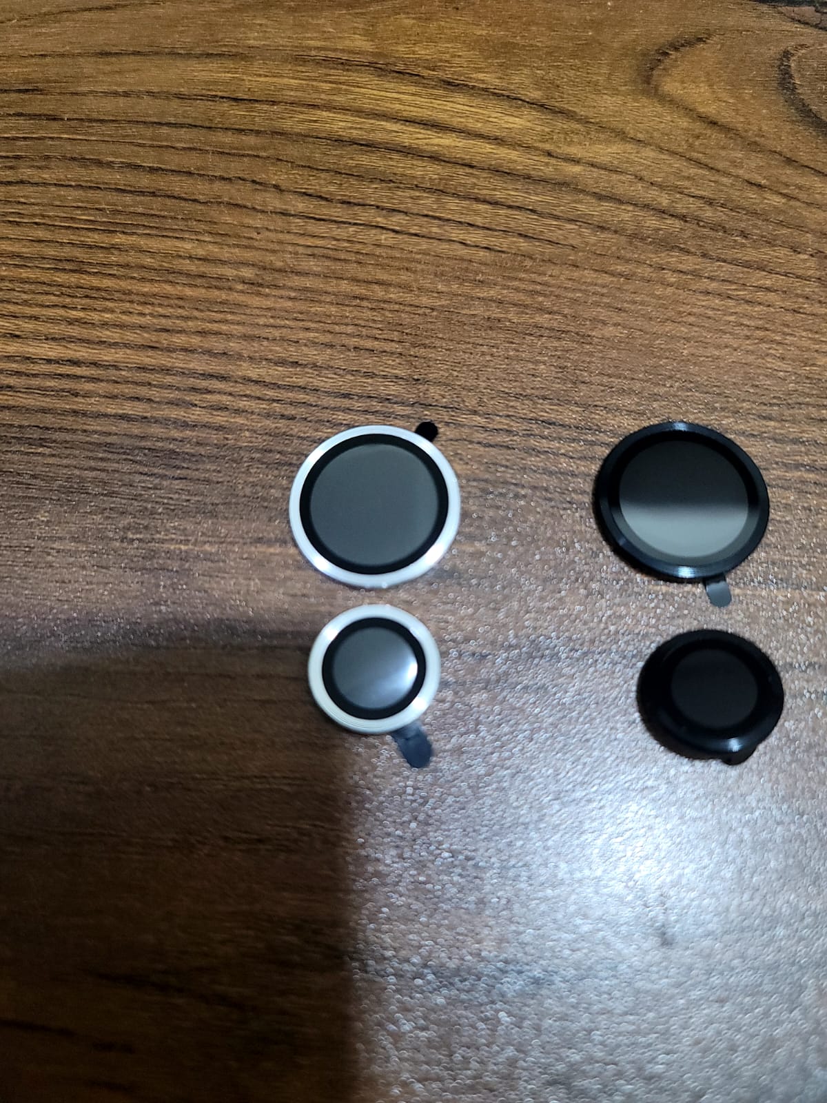 Black Camera lens protector Camera Lens Protector for Vivo V50 Lite Camera Protector Original Product Front View - OnlineExpo.pk