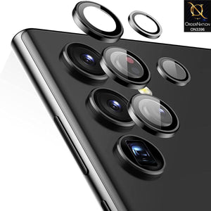 Samsung Galaxy S22 Ultra 3D Back Camera Protector Burgendy Black Silver Green View 2 - OnlineExpo.pk