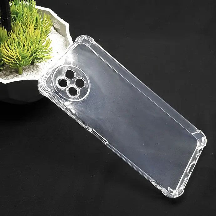 Bumper Back cover itel s23 Transparent with Camera protection soft jelly material Original Product Front View - OnlineExpo.pk