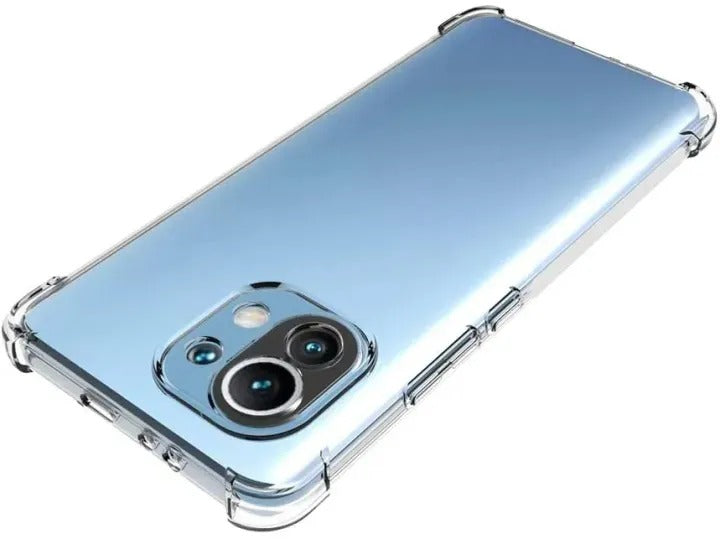 Bumper Back cover REDMI 11 LITE Transparent with Camera protection soft jelly material Original Product Front View