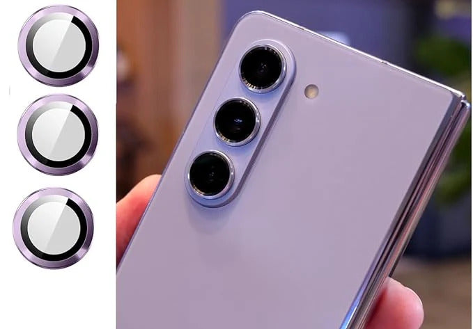 Camera Lens Protector for Samsung Fold 7 Back Camera Lens Silver Black Light Green Light Purple Blue Gold Pink View 8 - OnlineExpo.pk