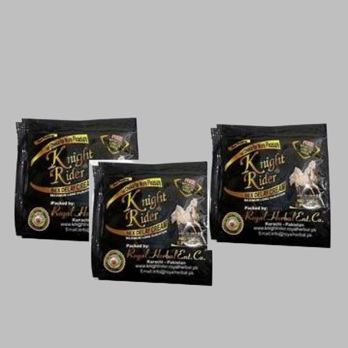 Knight Rider Delay Condom 3 Piece Original Product Front View - OnlineExpo.pk