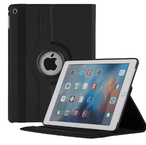 Apple iPad 10.2 & 10.5 Rotating Book Cover Case – 360° Multi-Angle Stand