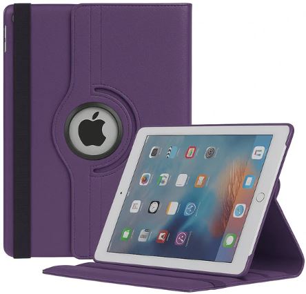 Apple iPad 10.2 & 10.5 Rotating Book Cover Case – 360° Multi-Angle Stand