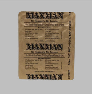 Maxman Delay Timing 100mg Tablets View 2 - OnlineExpo.pk