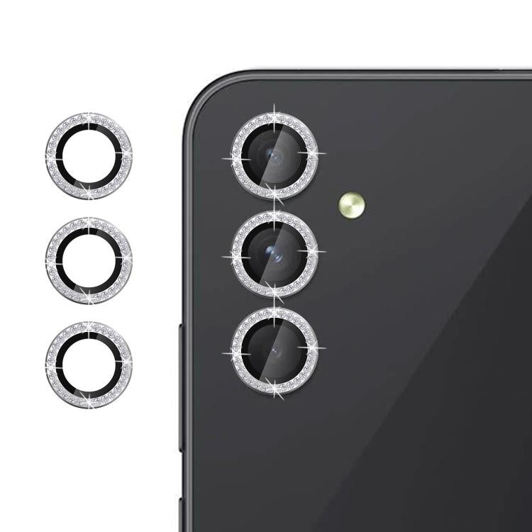 Camera protector Diamond Camera Lens Protector for Samsung A15 Samsung A54 Silver Black View 2 - OnlineExpo.pk