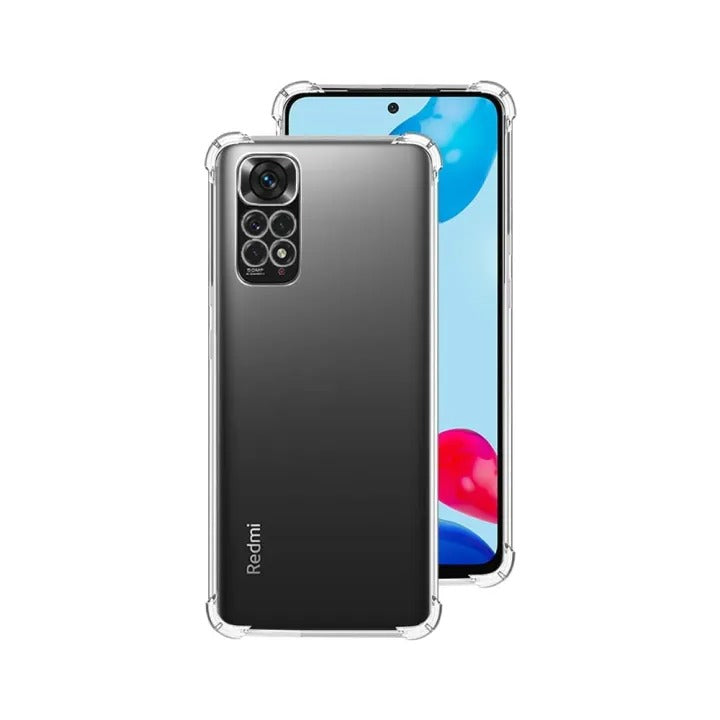 Bumper Back cover REDMI NOTE 11 Transparent with Camera protection soft jelly material Original Product Front View