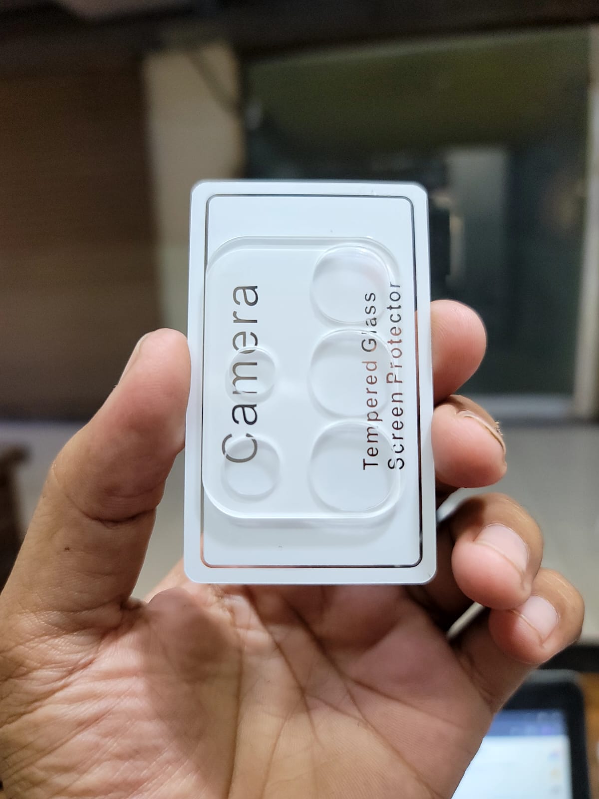 9H Premium Quality Camera Protector for Vivo Y29 Transparent Original Product Front View - OnlineExpo.pk