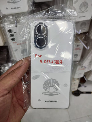 Soft Jelly Transparent Cover - Redmi 13C / Note 13 Pro / Zero 30 / Hot 40 / Realme C67 / Samsung S24 Ultra - Camera Protection Dust Proof View 5 - OnlineExpo.pk
