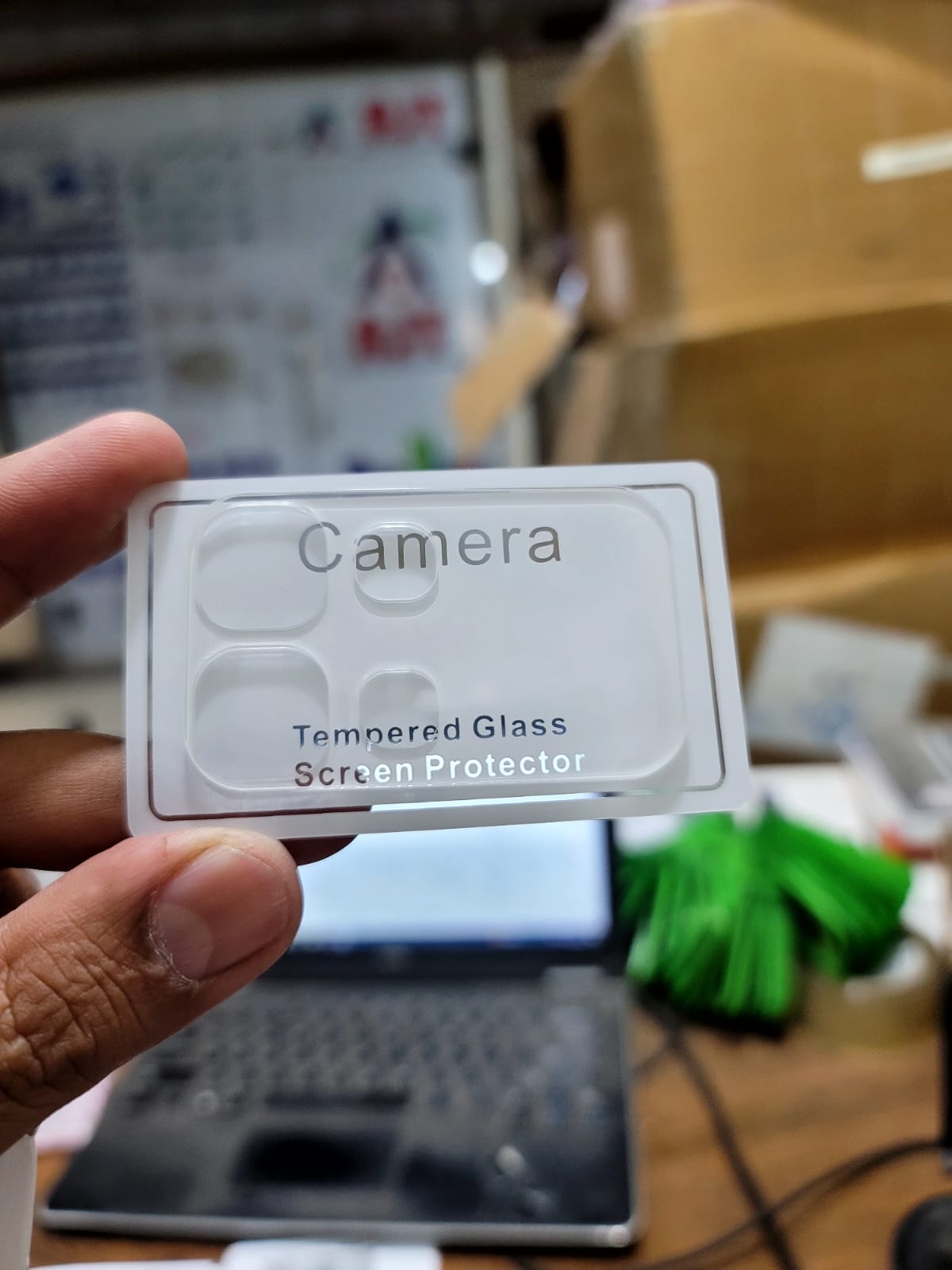 Tempered camera protector for Infinix Note Edge Clear Camera Glass Lens Protector Tempered Full Cover View 2 - OnlineExpo.pk