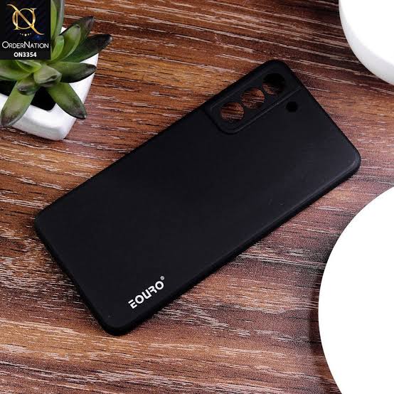Original Eouro Black Soft Silicone Cover – Samsung S24 Ultra / S24+ / S24 / S23 FE / A72 / A54 / Note 10+ / A13-A53 View 2 - OnlineExpo.pk