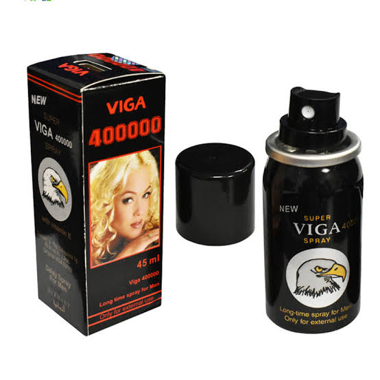Viga 400000 Spray 45ml with vitamin-E Original Product Front View - OnlineExpo.pk