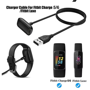 Replacement USB Magnetic Charger For Fitbit Charge 5 Fitbit Charge 6 Fitbit Luxe Original Product Front View - OnlineExpo.pk