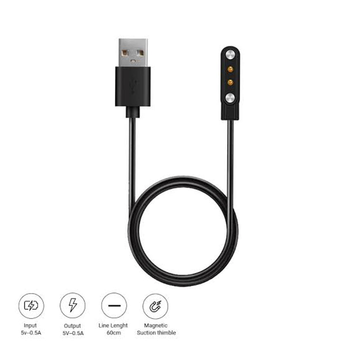 Magnetic Charging Cable for Zero Navigator Smart Watch. View 2 - OnlineExpo.pk