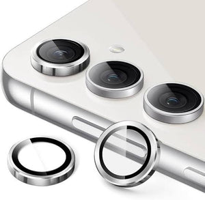 Cream Color lens for Samsung Galaxy S23 Fe Back Camera Lens Protector Cream Silver View 2 - OnlineExpo.pk