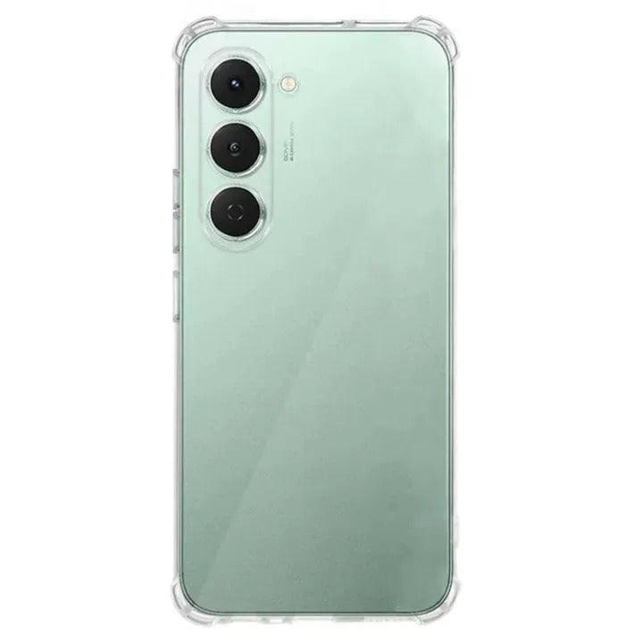 Bumper Back cover TECNO SPARK 40 PRO Transparent with Camera protection soft jelly material Original Product Front View