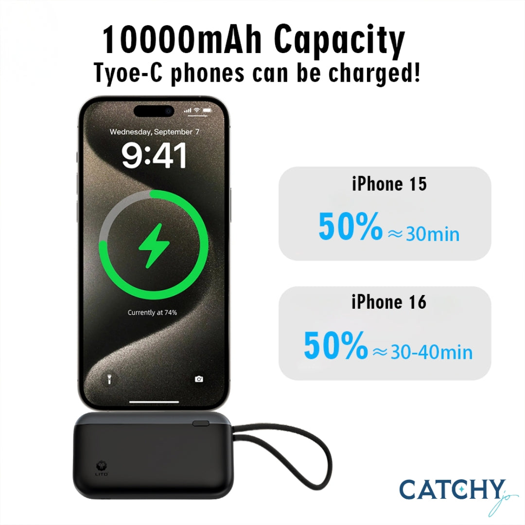 LITO LP10 22.5W 10000mAh Mini Portable Power Bank View 4 - OnlineExpo.pk