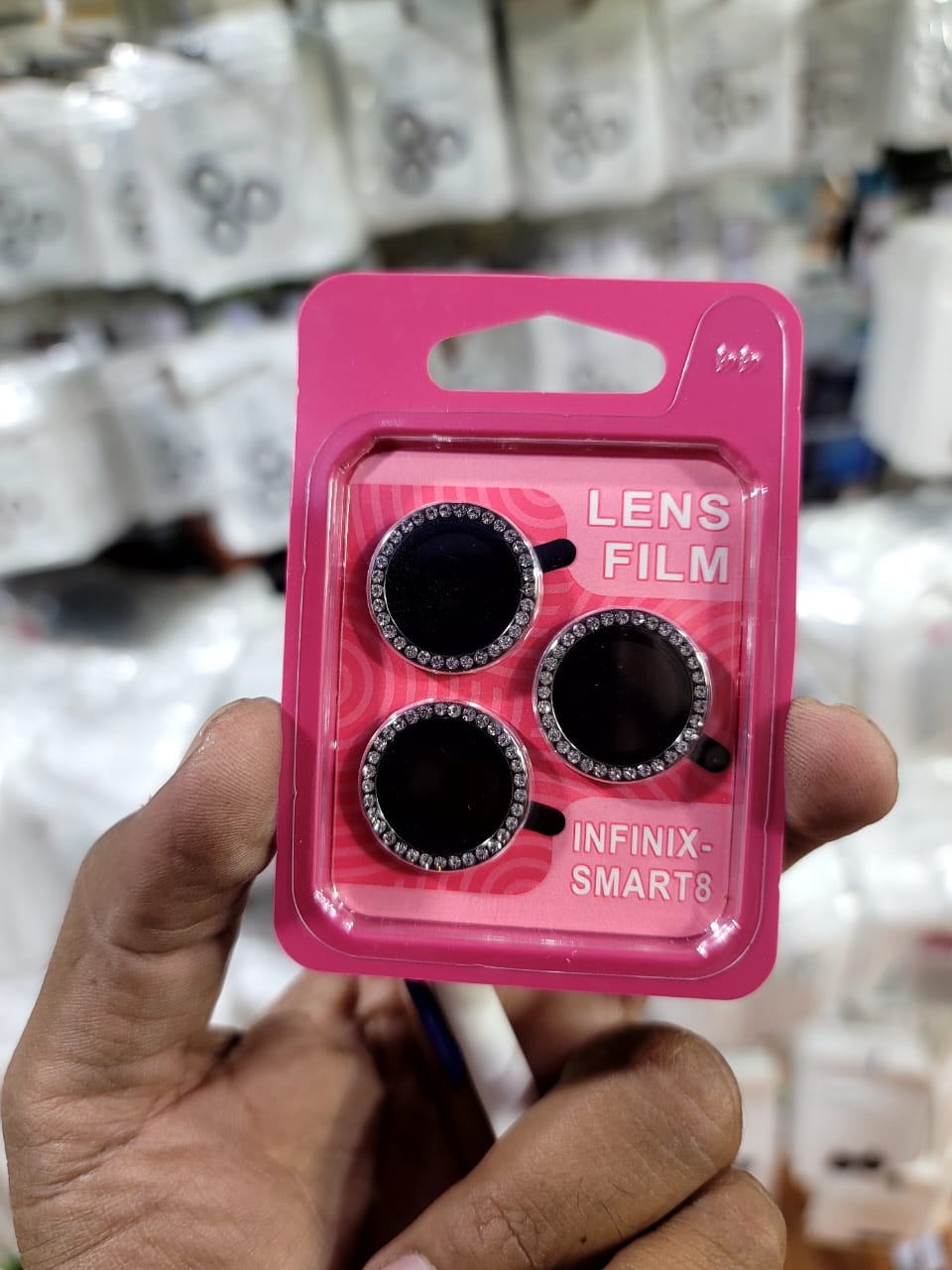 Camera protector Diamond Camera Lens Protector for Infinix Smart 8 Tecno Spark Go 2024 Spark 20 Spark 20c Pop 8 Silver Black