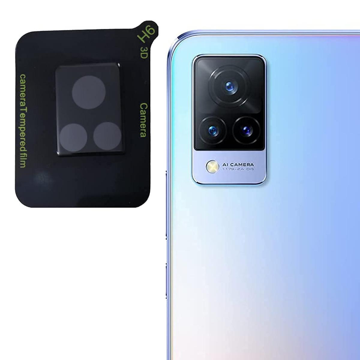 V21e Back Camera Glass Lens Protector Tempered Full Cover Original Product Front View - OnlineExpo.pk
