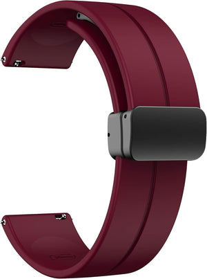 22mm Magnetic D-Buckle Silicone Watch Strap – Yolo / Ronin R06-R11 / Ronin Phantom Pro & Loop Pro View 9 - OnlineExpo.pk