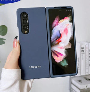 High Quality Silicone Cover for Samsung Z Fold 5 Z fold 4 Z fold 3 Z fold 2 View 7 - OnlineExpo.pk