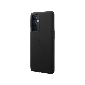 High Quality Silicone Cover for Oneplus 9 Pro Black Original Product Front View - OnlineExpo.pk