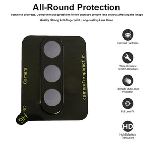 Samsung A05s Camera Glass Lens Protector Tempered Full Cover Original Product Front View - OnlineExpo.pk