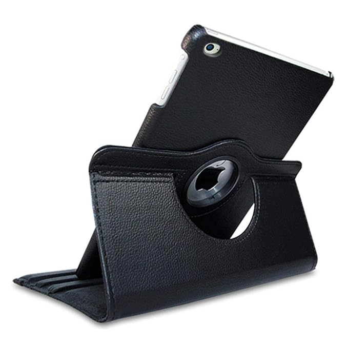Apple iPad 7/8/9 Generation 10.2 Inches And iPad Air 3 10.5 inches 360 Degree Rotating Leather Case Cover - Black Original