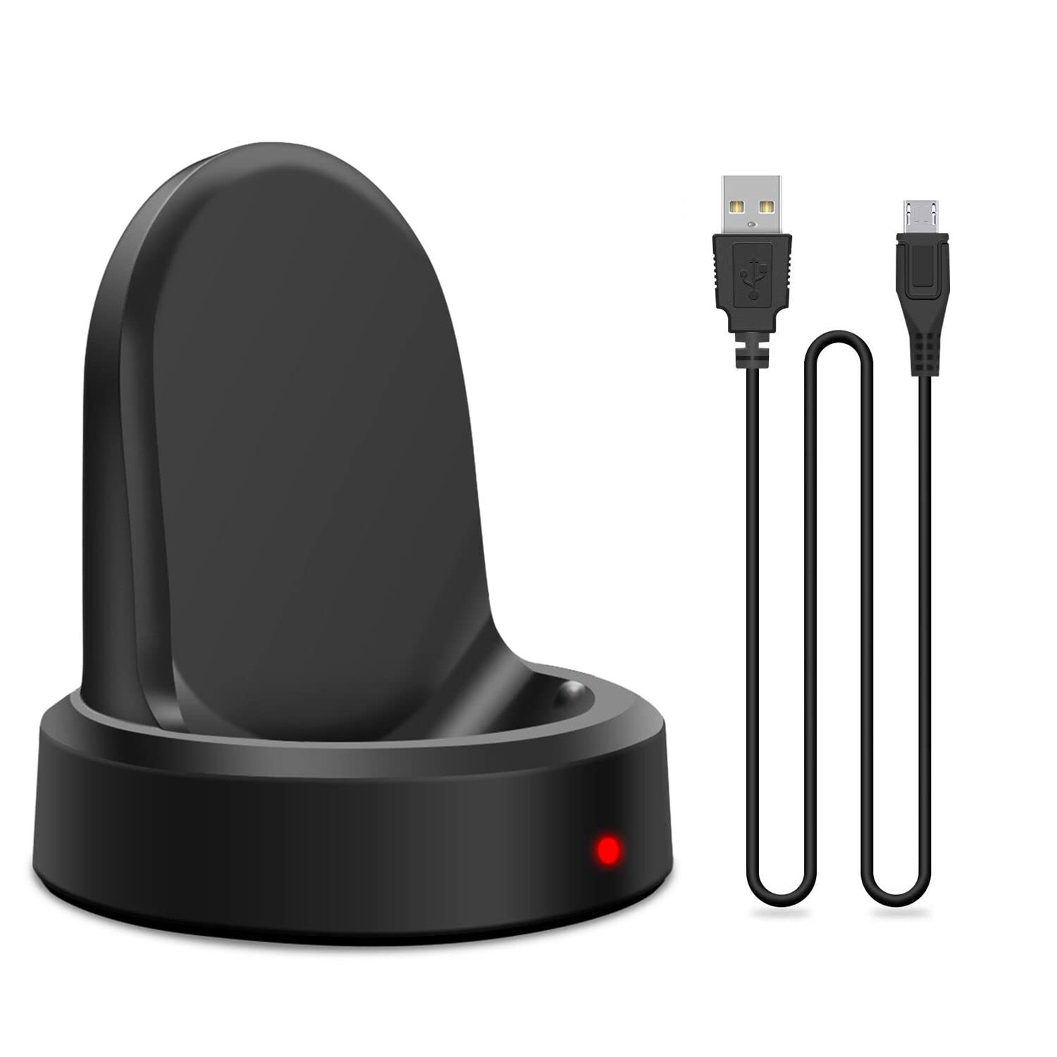 Samsung Gear S3 Watch Charger, S4 S2 Wireless Qi Charging Cradle Dock for Classic/Frontier Smartwatch Original Product Front