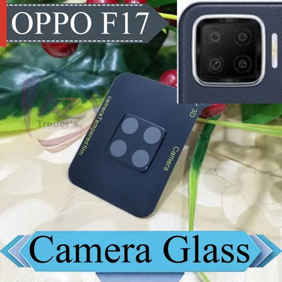 Oppo F17 Pro Back Camera Glass Protector 3D Tempered Full Cover Original Product Front View - OnlineExpo.pk