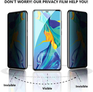 UV Glue Privacy Glass Screen Protector for Samsung S21Ultra S22 Ultra S23 Ultra UV Glue PEEP ANTI-SPY 3D EDGE (Only Protector and Glue) View 2 - OnlineExpo.pk