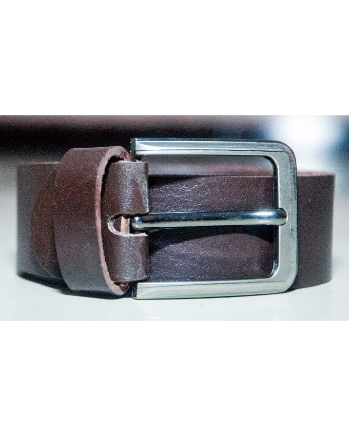 100% Original Brown Leather Belt For Men View 2 - OnlineExpo.pk