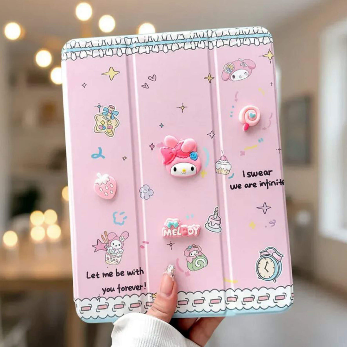 iPad Pro 10.5 3D Cartoon PU Leather Case Pen Holder