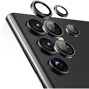 Samsung Galaxy S23 Ultra 3D Back Camera Lens Protector Black View 2 - OnlineExpo.pk